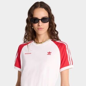 Sporty & Rich x Adidas Two Tone Ringer Tee